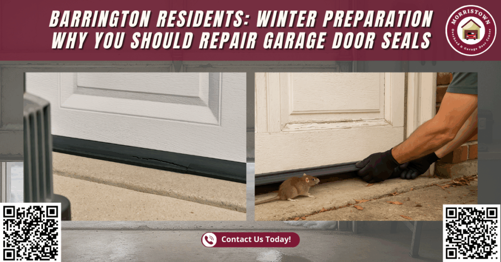 Barrington Residents: Winter Preparation - Why You Should Repair Garage Door Seals 3 Barrington Residents: Winter Preparation - Why You Should Repair Garage Door Seals - Morristown Overhead & Garage Door Center